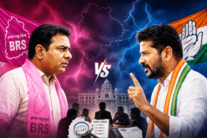 ‘సర్వే’ పాలిటిక్స్..!  వ్యూహాప్రతివ్యూహాలతో కాంగ్రెస్, బీఆర్ఎస్ ఢీ అంటే ఢీ