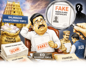 రికార్డుల్లో టెన్త్ సర్టిఫికెట్ లేదట..!  ఈఓ నాగేశ్వరరావు విద్యార్హతపై మరో ఆరోపణ