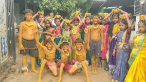 శాంతినికేతన్ పాఠశాలలో ఘనంగా బోనాల పండుగ సంబరాలు
