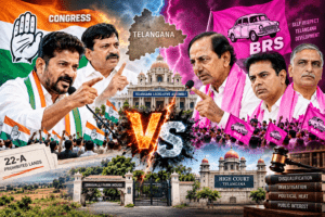 రాజకీయం  గరం.. గరం..! = రాష్ట్రంలో పతాక స్థాయికి చేరిన కాంగ్రెస్, బీఆర్ఎస్ యుద్ధం